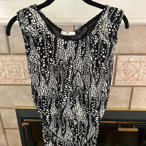 Forever Fashion Black Pattern Tank - Picture 1 of 4